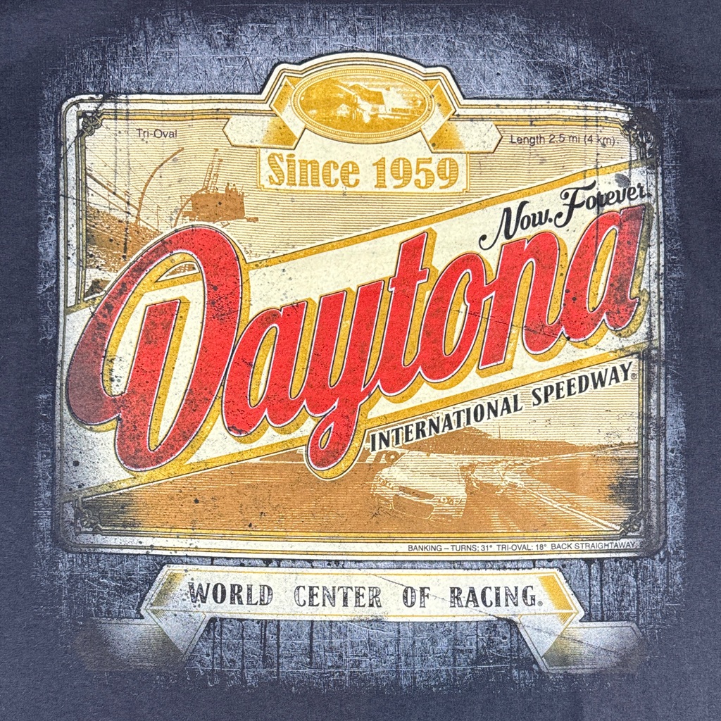 Daytona International Speedway Black Mens TShirt
